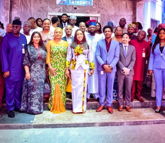 (Front row, 5th Left) Honourable Minister Of Humanitarian Affairs and Poverty Alleviation, Dr Betta Edu, (2nd Left) Permanent Secretary of the Ministry, Abel O. Enitan, in a group Photograph with Directors of the Ministry and the newly Appointed Head of Clusters, of the National Social Safety Net Programmes, Monday 25th September, 2023, in Abuja .