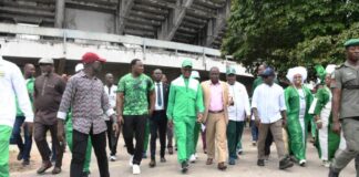Sports Minister inspects National Stadium, Surulere, Lagos