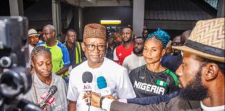 BUDAPEST 2023: Enoh receives Team Nigeria, commends their patriotism