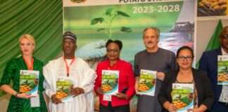 The Unveiling of the NPS Document by the Director, Federal Department of Agriculture, Engr Abdullahi Abubakar on behalf of the Permanent Secretary.