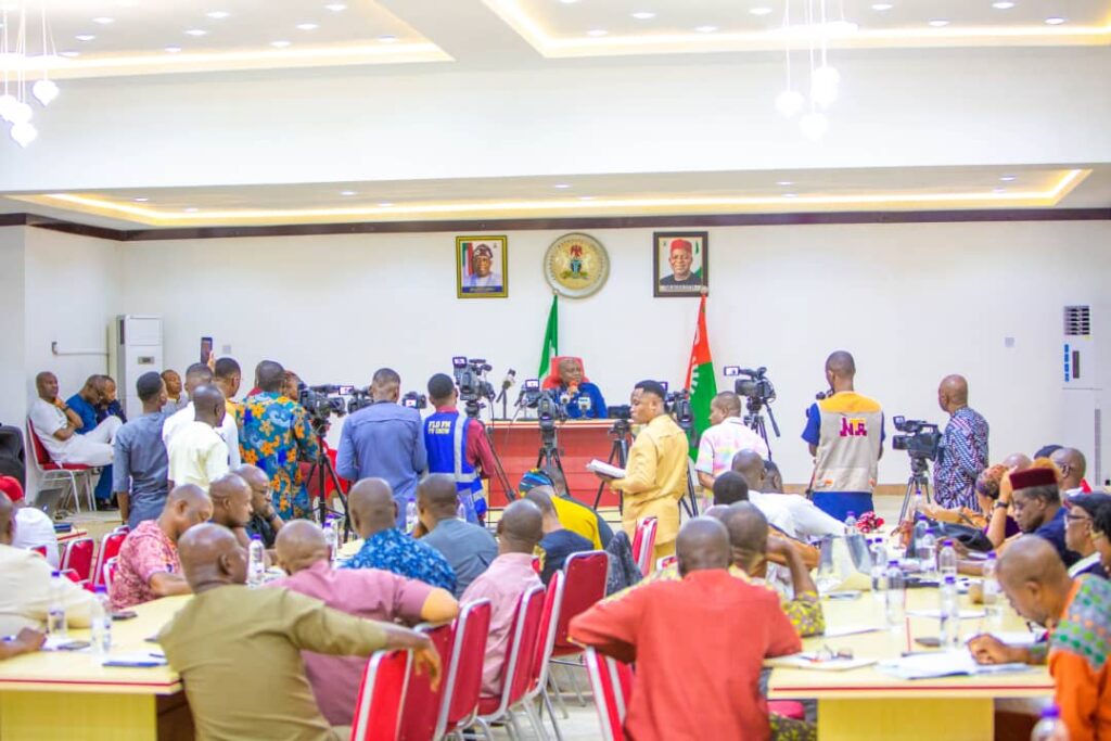 Governor Alex Otti takes a Principal Stand on Security 