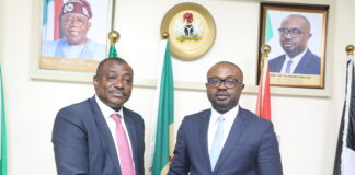 NIRSAL COURTESY CALL TO INTERIOR MINISTER