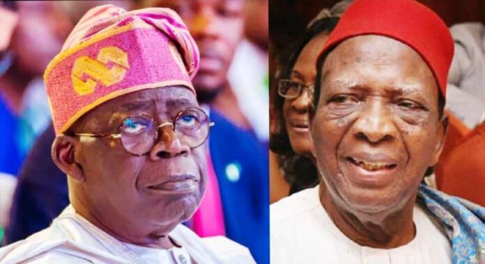President Tinubu Mourns Renowned Lawyer, Professor Ben Nwabueze