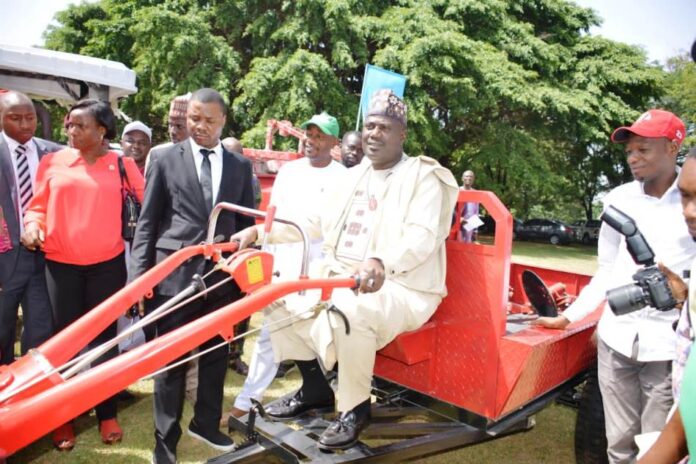 AAMETEX 2023 The Minister of State, Agriculture and Food Security, Sen. Dr. Aliyu Abdullahi during the AAMETEX 2023,in Abuja.