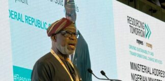 Dr. Oladele Alake at the Mines & Money Conference which opened in London, United Kingdom on Tuesday.