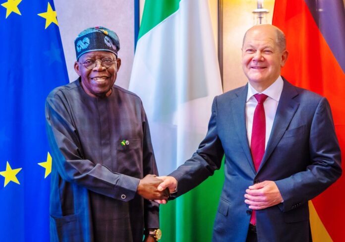 President Tinubu meets German Chancellor Scholz; advances negotiation on German Investment in Power and Rail Transportation Sectors