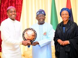 President Tinubu salutes Excellence of Nigerian Women as he hosts Super Falcons Star Asisat Oshoala