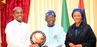 President Tinubu salutes Excellence of Nigerian Women as he hosts Super Falcons Star Asisat Oshoala