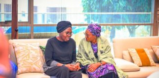 First Lady Oluremi Tinubu Condoles with Akeredolu’s Widow