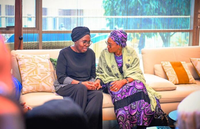 First Lady Oluremi Tinubu Condoles with Akeredolu’s Widow