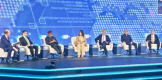 The Minister of Solid Minerals Development, Dr. Dele Alake was a panelist at the opening session of the Future Minerals Forum (FMF) in Riyadh titled "Why the Super Region? Should the Super Region Have Its Own Critical Minerals Strategy? Other panelists include Pakistani Minister of Energy Pakistan, HE Muhammed Ali; UK Minister of state for Industry and Economy HE Nosrat Ghani ; Chairman Anglo American, Stuart Chambers; Vice-Chairman CMOC Group, Steele Li; CEO Ma'adeen, Robert Wilt. 10th January, 2024.