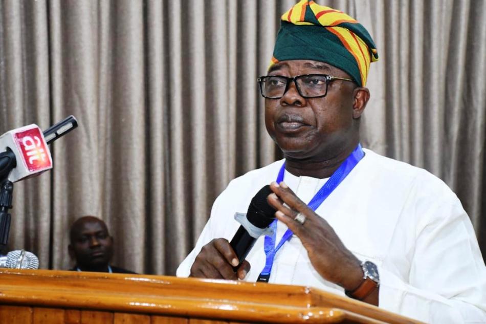 Director of Hydrology and Climate Change at the Federal Ministry of Water Resources and Sanitation, Mr. Mukaila Babarinde, represented the Permanent Secretary and delivered the opening remarks at the National Workshop on State Action Plan on Climate Change.