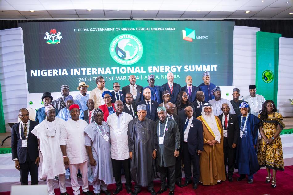 Cross section of dignitaries at the 7th edition of Nigeria International Energy Summit (NIES 2024) taking place in Abuja