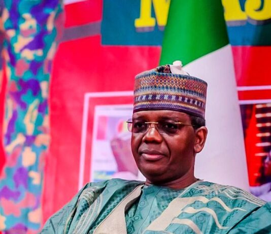 Honourable Minister of State for Defence, Dr. Bello Muhammed Matawalle, MON