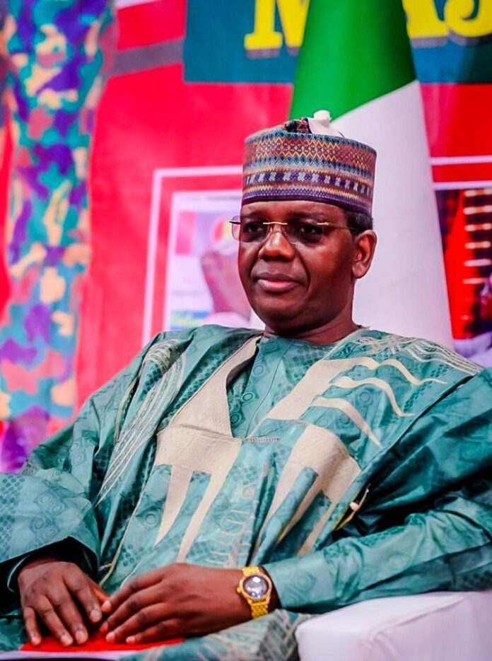 Honourable Minister of State for Defence, Dr. Bello Muhammed Matawalle, MON