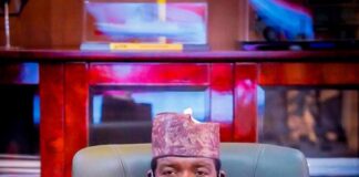 The Minister of State for Defence Dr. Bello Muhammed Matawalle MON