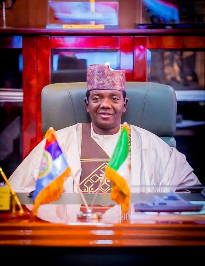 The Minister of State for Defence Dr. Bello Muhammed Matawalle MON