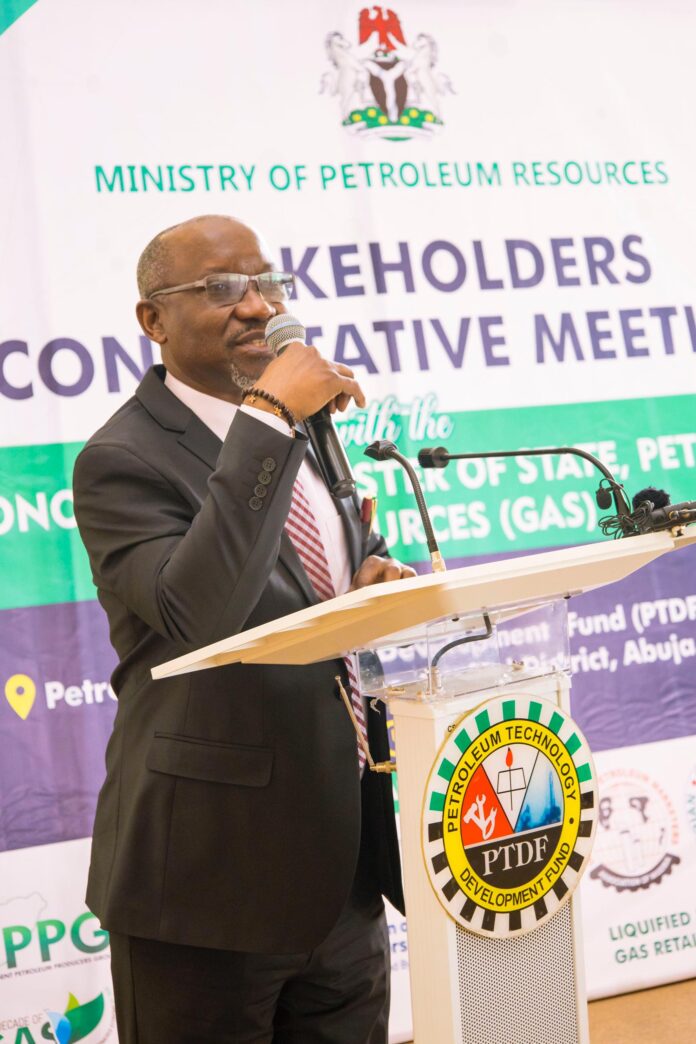 IMG-20Honourable Minister of State, Petroleum Resources (Gas), Rt. Hon Ekperikpe Ekpo delivering his address during the Stakeholders' Consultative Meeting on Tuesday, 6th February 2024 .240207-WA0061 Honourable Minister of State, Petroleum Resources (Gas), Rt. Hon Ekperikpe Ekpo delivering his address during the Stakeholders' Consultative Meeting on Tuesday, 6th February 2024 .