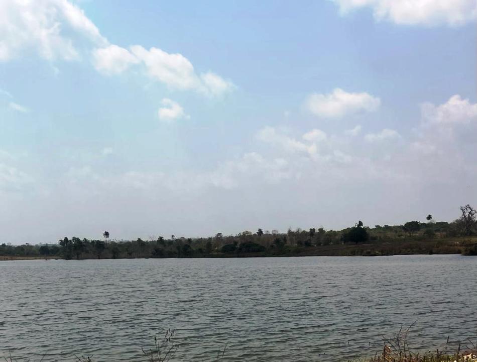 The impounded water at the newly Commissioned Odo-Ape Dam