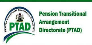 Notice to Pension Transitional Arrangement Directorate (PTAD) Pensioners