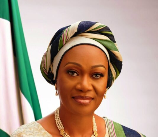 Senator Oluremi Tinubu (CON). First Lady, Federal Republic of Nigeria,