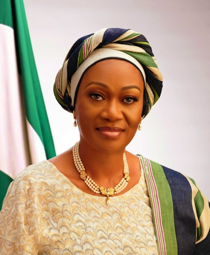 Senator Oluremi Tinubu (CON). First Lady, Federal Republic of Nigeria,