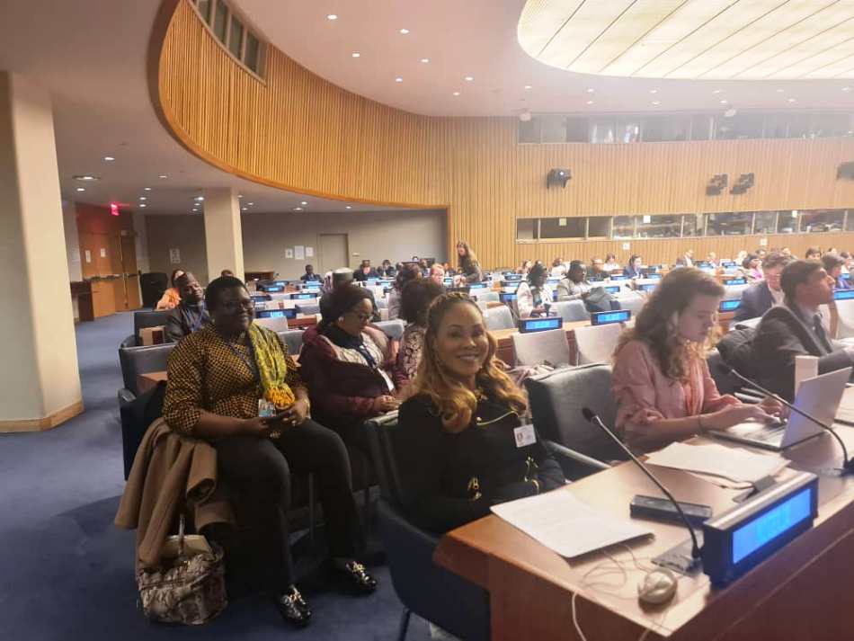 Honourable Minister of Women Affairs, Barrister (Mrs) Uju Kennedy-Ohanenye at the United Nations Commission on the Status of Women (CSW68) holding in New York, USA.