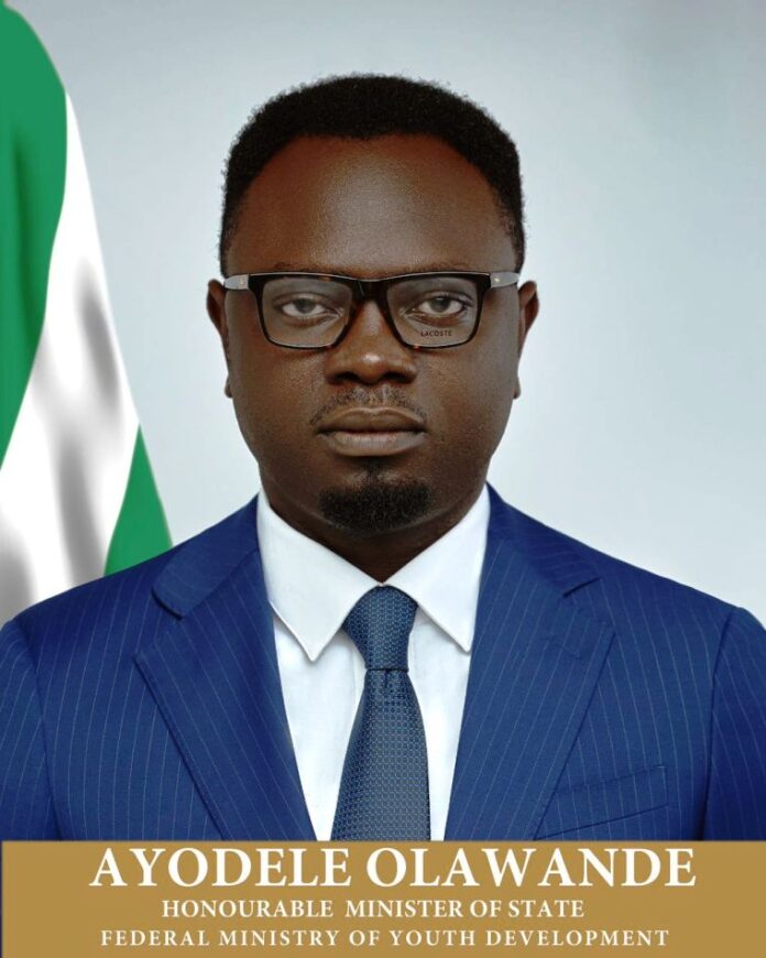 Hon. Min. of State for Youth Development - Ayodele Olawande