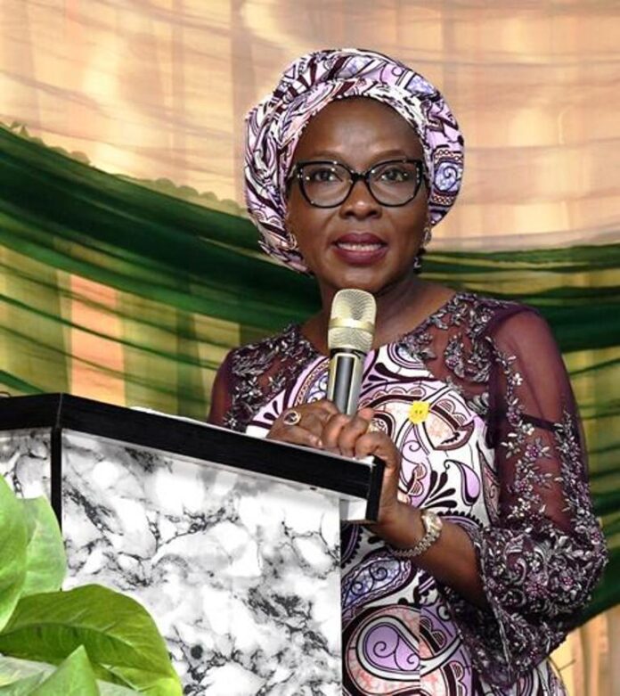 Commemoration of Nigeria Public Service1 SGF/PS, Federal Ministry of Justice, Beatrice Jedy _ Agba,OON, mni, presenting opening remarks at the Ministerial Service Award for Justice Sector in Commemoration of Nigeria Public Service, at the Olusegun Obasanjo Auditorium, Federal Ministry of Justice Abuja. 22/3/2024
