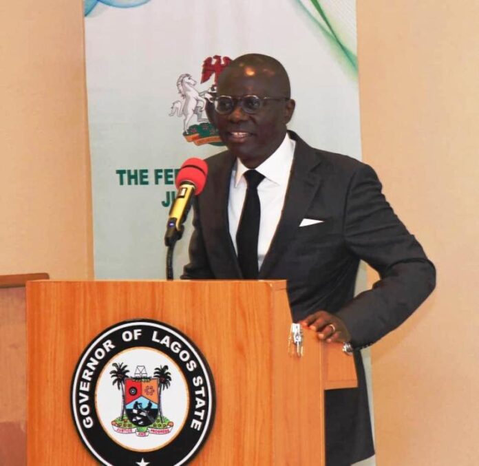 Draft Strategic Plan 1 His Excellency, the Executive Governor of Lagos State, Mr . Babajide Sanwo-Olu, presenting keynote addressing during the 2024 Top Management Retreat of the Federal Ministry of Justice at Sheraton Hotel, Ikeja, Lagos