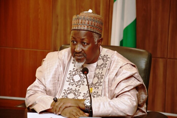 Honourable Minister of Defence, H.E Muhammed Badaru Abubabar CON mni