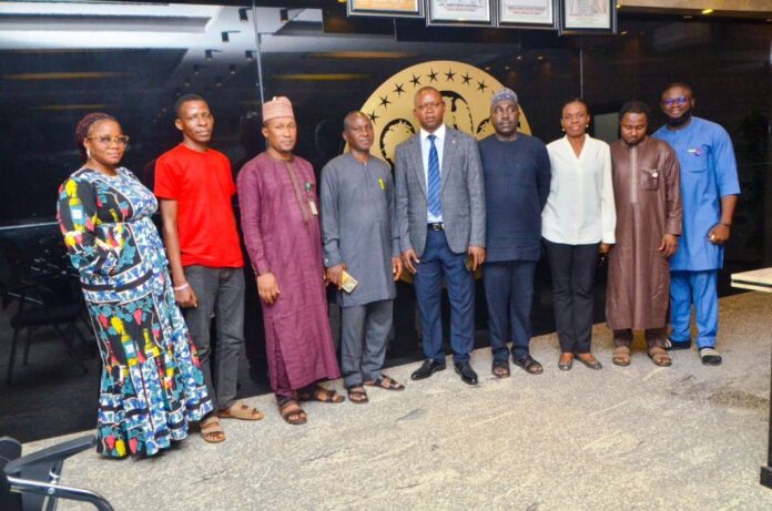 Housing Digitilization1 Pictorials at the launch of FMHUD Webportal: Permanent Secretary, Ministry of Housing and Urban Development, Marcus Olaniyi Ogunbiyi, PhD, Director in charge of ICT, Marcus Amiolemen and other Directors of the ministry during the event