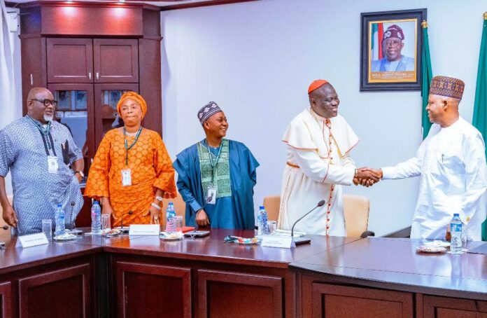 VP Shettima Receives New Board of Nigerian Christian Pilgrim Commission