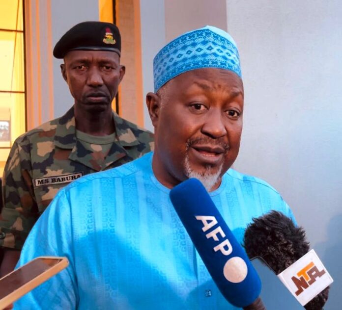 Honourable Minister of Defence, H. E. Muhammed Badaru Abubakar, CON, mni