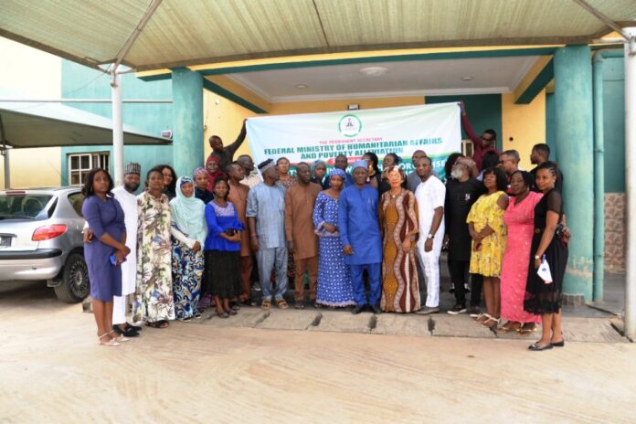 Participants of the training organised for Case Management Officers of the Federal Ministry of Humanitarian Affairs and Poverty Alleviation held on 18th April, 2024 in Nasarawa State