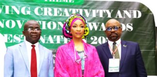 L to R Permanent Secretary of FMACCE James sule, Hon. Minister of FMACCE, Hannatu Musa Musawa and Deputy Director of ICPC Okor Obey.