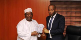 L-R: DG BPSR, Mr. D. I Arabi and Dr. Kelechi Ohiri, DG/COE during the event.
