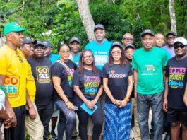 Group picture at the event comprising the Ekiti State Governor Biodun Oyebanji and Lola Ade- John of Federal Ministry of Tourism...among other members
