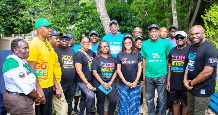 Group picture at the event comprising the Ekiti State Governor Biodun Oyebanji and Lola Ade- John of Federal Ministry of Tourism...among other members
