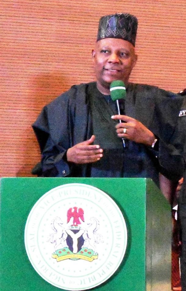 Representative of the President, Federal Republic of Nigeria, Vice President, Kashim Shettima, GCON, formally declared the National Summit on Justice 2024 open, at the National Judicial Institute, Abuja. 24/4/2024