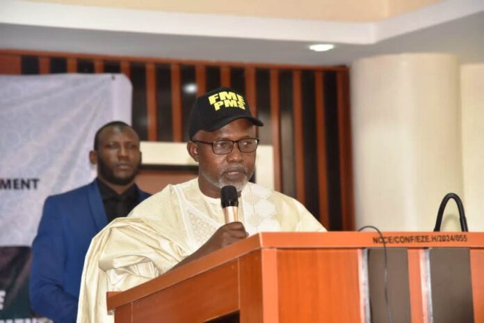 Performance Management Systems1 Honourable Minister of State for Education, Dr. Yusuf Tanko Sununu delivers keynote address at the 2-Day Sector Retreat on Performance Management System (PMS) for Heads of Departments, Units & Chief Executives of Parastatals/Agencies in the Federal Ministry of Education, held on April 26, 2024, at the National Commission of Colleges Of Education (NCCE), Central Area, Abuja.