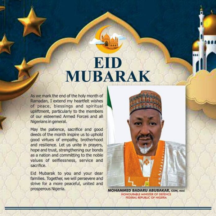 Badaru Commemorates With Nigerians At Eid Mubarak