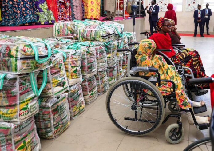 Food bags distributed by the Renewed Hope Initiative1 Some of the beneficiaries of the Food bags distributed by the Renewed Hope Initiative, RHI to vulnerable groups and persons across the 44 local government areas of Kano state on Thursday 23rd May