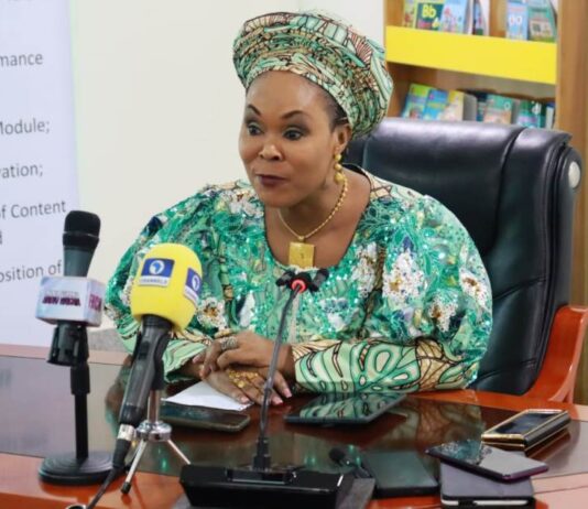 Honourable Minister, Federal Ministry of Women Affairs, Barrister (Mrs) Uju Kennedy-Ohanenye