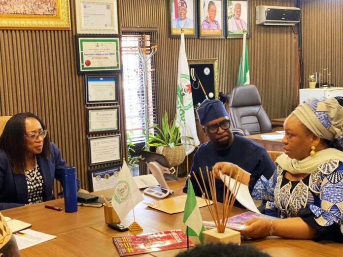 Nigeria's Minister of Tourism L to R Honorable Minister of Tourism Lola Ade-John, Mr. Ishmael Balogun, the President of Nigeria Indonesia Chairman of Commerce & Industry and Hajiya Maimuna