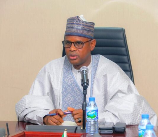 Honourable Minister of State, Federal Ministry of Water Resources and Sanitation, Rt. Hon. Bello Muhammad Goronyo, Esq.