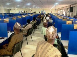 A cross section of candidates waiting for the commencement of the exercise.