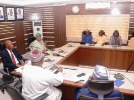 Honorable Minister for Solid Minerals Development Dr Dele Alake addressing stakeholders on the necessities for reviewing fees royalties and levies payable to the coffers of the Government of the Federation from the minerals sector.