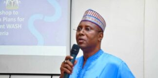 The Honourable Minister of Water Resources and Sanitation, Engr. Prof. Joseph Terlumun Utsev, was represented by the Permanent Secretary, Alhaji Shehu Aliyu Shinkafi, FCNA, during the closing of a three-day National Workshop on the Development of Climate Risk Analysis and Action Plan for the Water, Sanitation, and Hygiene (WASH) Sector in Nigeria. The workshop was organized by the Federal Ministry of Water Resources in collaboration with UNICEF and other key stakeholders in Abuja, on June 26, 2024.