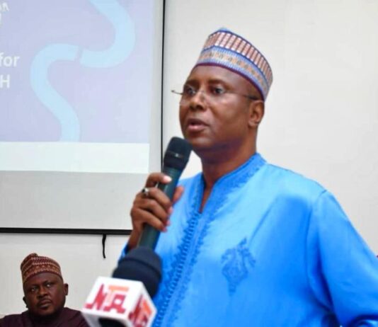 The Honourable Minister of Water Resources and Sanitation, Engr. Prof. Joseph Terlumun Utsev, was represented by the Permanent Secretary, Alhaji Shehu Aliyu Shinkafi, FCNA, during the closing of a three-day National Workshop on the Development of Climate Risk Analysis and Action Plan for the Water, Sanitation, and Hygiene (WASH) Sector in Nigeria. The workshop was organized by the Federal Ministry of Water Resources in collaboration with UNICEF and other key stakeholders in Abuja, on June 26, 2024.